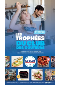 Prospectus Aldi : Les trophées du club des goûteurs