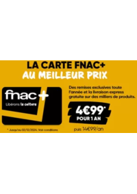 Prospectus Fnac Belfort : Black Friday Offre