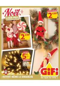 Prospectus Gifi SAINT DIZIER : Noël à bon prix