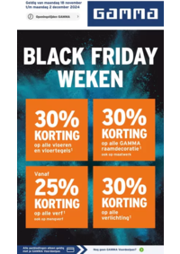 Prospectus GAMMA SINT-TRUIDEN : Black Friday Weken