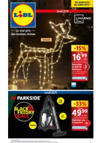 Prospectus Lidl Biscarrosse - Avenue Plage : Plongez dans l'esprit des fêtes de fin d'année avec notre collection de vêtements de Noël