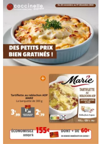 Prospectus Coccinelle Express MEZIDON CANON : DES PETITS PRIX BIEN GRATINÉS !