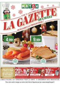 Prospectus Supermarchés Match Champigneulles : LA GAZETTE DE L'AVENT