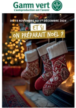 Prospectus Gamm vert : Et si on préparait Noël ?