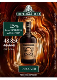 Prospectus NICOLAS BESANCON : Rhum Venezuela Diplomatico Séleccion DE FAMILIA