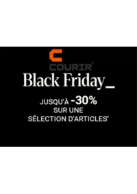 Prospectus Courir SEMECOURT : Black Friday : jusqu'à -30%