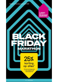 Prospectus Leen Bakker GEMBLOUX : Black Friday Marathon