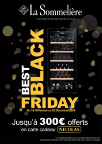 Prospectus Boulanger Angoulins : OFFRE La Sommelière : jusqu'à 300€ offerts Black Friday