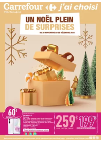 Prospectus Carrefour AIRE SUR LA LYS : Carrefour UN NO&Euml;L PLEIN DE SURPRISES