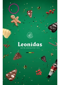 Prospectus Leonidas Paris - Les Belles Feuilles : Sapins de Noël en chocolat