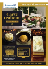 Prospectus E.Leclerc BAR SUR AUBE : CARTE TRAITEUR FESTIVE - MIXTE