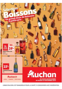 Prospectus Auchan ST MARTIN BOULOGNE : Le guide des boissons de Noël