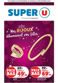 Prospectus Super U ROUJAN : Bijoux de Noël