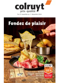 Prospectus Colruyt GENLIS : Fondez de plaisir