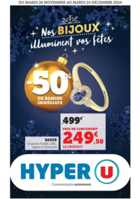 Prospectus Hyper U PLANCOET : Bijoux de Noël