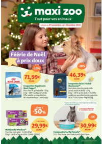 Prospectus Maxi zoo Proville : Féérie de Noël à prix doux