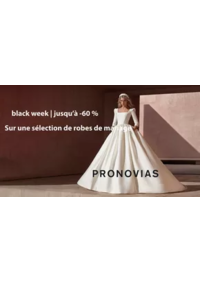 Prospectus Pronovias Le Pin En Mauges : Black week | jusqu’à -60 %