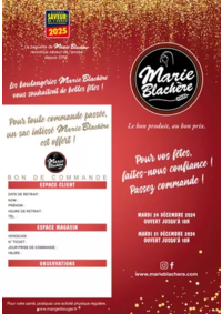 Prospectus Marie Blachère Saint-Jean-de-Soudain : Pour les fêtes, passez commande !