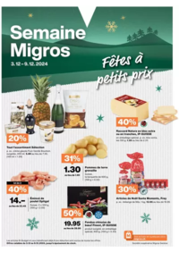 Prospectus Migros Nyon - La Combe : Ängbot für Schnäppchenjäger