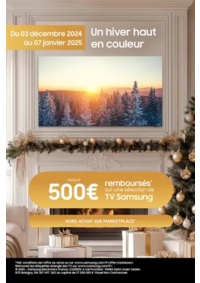 Prospectus Boulanger : OFFRE SAMSUNG jusqu'à 500€ REMBOURSÉS