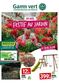 Prospectus Gamm vert CHAMPAGNOLE : Festif au jardin