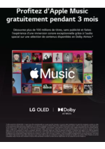 Prospectus Connexion : 3 mois d'Apple Music offerts sur une sélection de contenus disponibles en Dolby Atmos