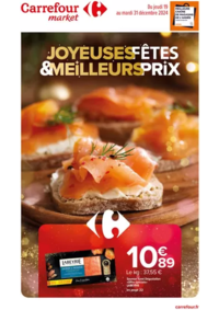 Prospectus Carrefour Market MIMIZAN : JOYEUSES FÊTES & MEILLEURS PRIX