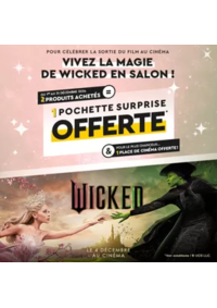 Prospectus Coiffandco COSNE COURS SUR LOIRE : Vivez la magie de Wicked dans vos salons Coiff&Co !