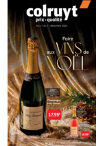 Prospectus Colruyt : Foire aux vins de Noël