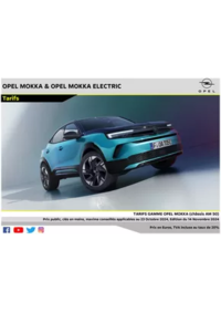 Prospectus Distributeur OPEL SUD AUTO SARL PAVIE : Opel Nouveau Mokka