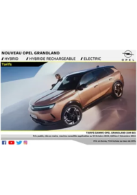 Prospectus Distributeur OPEL CHAMPAGNE AUTOMOBILES SAS EPERNAY : Opel Nouveau Grandland