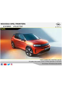 Prospectus Distributeur OPEL SAS MAGICAUTO MONTCEAU-LES-MINES : Opel Nouveau Frontera