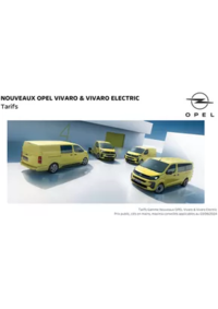 Prospectus Distributeur OPEL AUTO VENTE SA CAMBRAI : Opel Vivaro