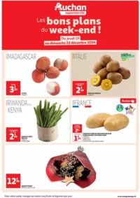 Prospectus Auchan Supermarché Paris 12 Reuilly : Les bons plans du week-end dans votre super !