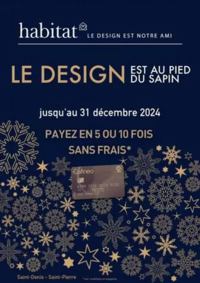 Prospectus Habitat MONTPELLIER Centre Commercial "Le Polygone" : Le design est au pied du sapin