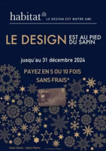 Prospectus Habitat : Le design est au pied du sapin