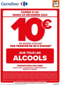 Prospectus Carrefour BOURGES : DES SAMEDI, OPERATION BON D’ACHAT SUR LES ALCOOLS