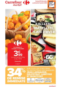 Prospectus Carrefour Drive VALBONNE : RACLETTE, TARTIFLETTE, PLATS D'HIVER