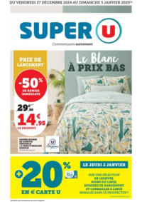 Prospectus Super U : Spécial Blanc