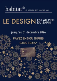 Prospectus Habitat Vélizy-Villacoublay : Le design est au pied du sapin