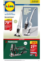 Prospectus Lidl : Retrouvez nos articles Parkside! Des outils performants pour les passionnés de bricolage.