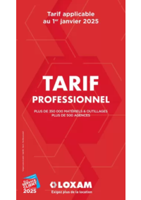 Prospectus Loxam SAINT DIZIER Rue Victor Basch : Tarifs professionnels