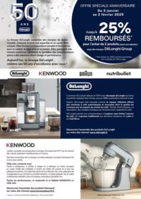 Prospectus BeDigital Aubusson : DELONGHI GROUP SPECIALE ANNIVERSAIRE