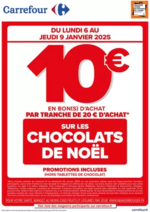 Prospectus Carrefour : OPERATION BON D’ACHAT SUR LES CHOCOLATS DE NOEL