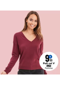 Prospectus La Halle Le Blanc : Notre sélection de pulls femme à partir de 9,99€ : confortables, tendances et parfaits pour affronte