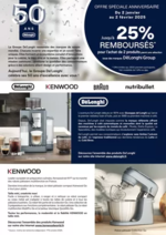 Promos et remises  : Offre Delonghi : jusque 25% de remboursés