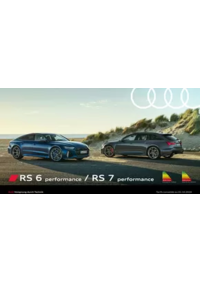 Prospectus Audi DUNKERQUE : RS 6 performance / RS 7 performance