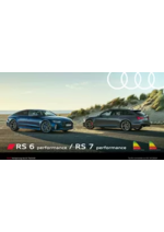 Prospectus Audi : RS 6 performance / RS 7 performance