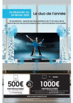 Promos et remises  : SAMSUNG TV & BARRE DE SON