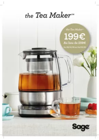 Prospectus BeDigital Trets : SAGE PROMO TEA MAKER